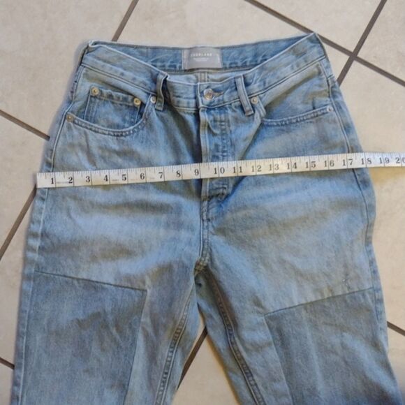 Everlane The Curvy 90s Cheeky Patchwork Straight Jean Cropped Length size 26 - Picture 5 of 13